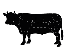 Waards rund vleesverdeling