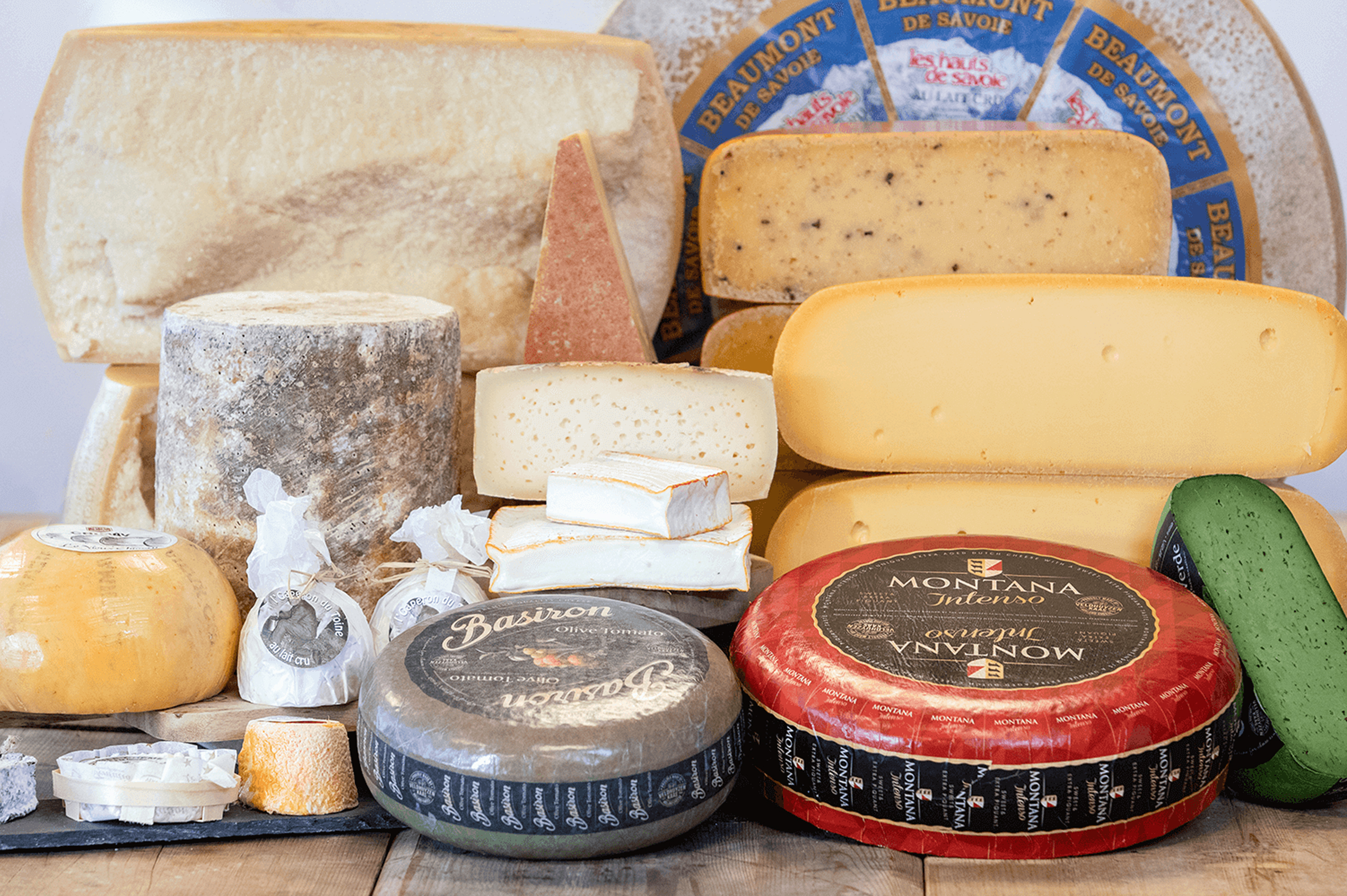 Assortiment buitenlandse kaas